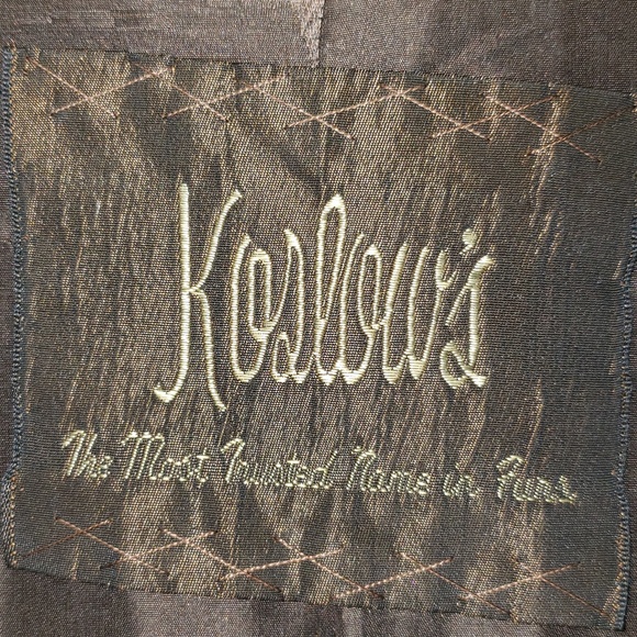 Koslow's Natural Brown Ranch Mink Coat - Picture 4 of 4